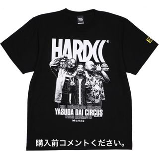 ハードコアチョコレート(HARDCORE CHOCOLATE)の安田大サーカス クロちゃん Tシャツ ハードコアチョコレート 団長 HIRO 黒(Tシャツ/カットソー(半袖/袖なし))