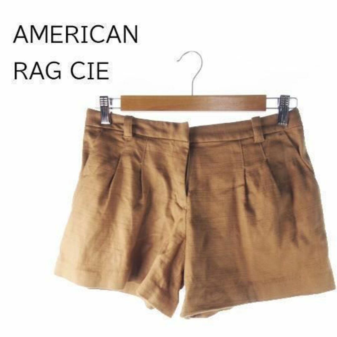 AMERICAN RAG CIE(アメリカンラグシー)のアメリカンラグシー パンツ ショート 1 ベージュ 210802YH18A レディースのパンツ(ショートパンツ)の商品写真