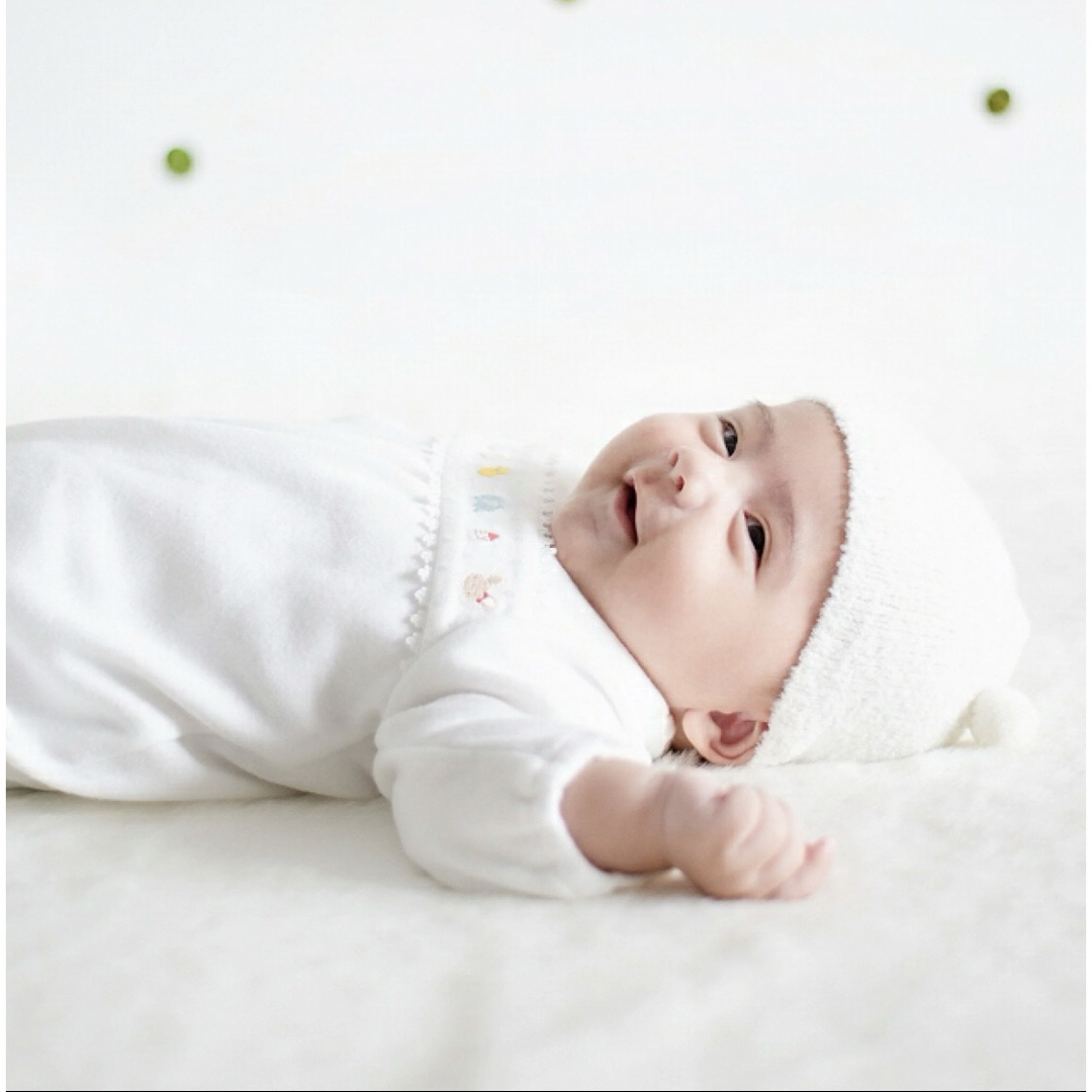 赤ちゃんの城(アカチャンノシロ)の赤ちゃんの城 ツーウェイオール ホワイト キッズ/ベビー/マタニティのベビー服(~85cm)(カバーオール)の商品写真