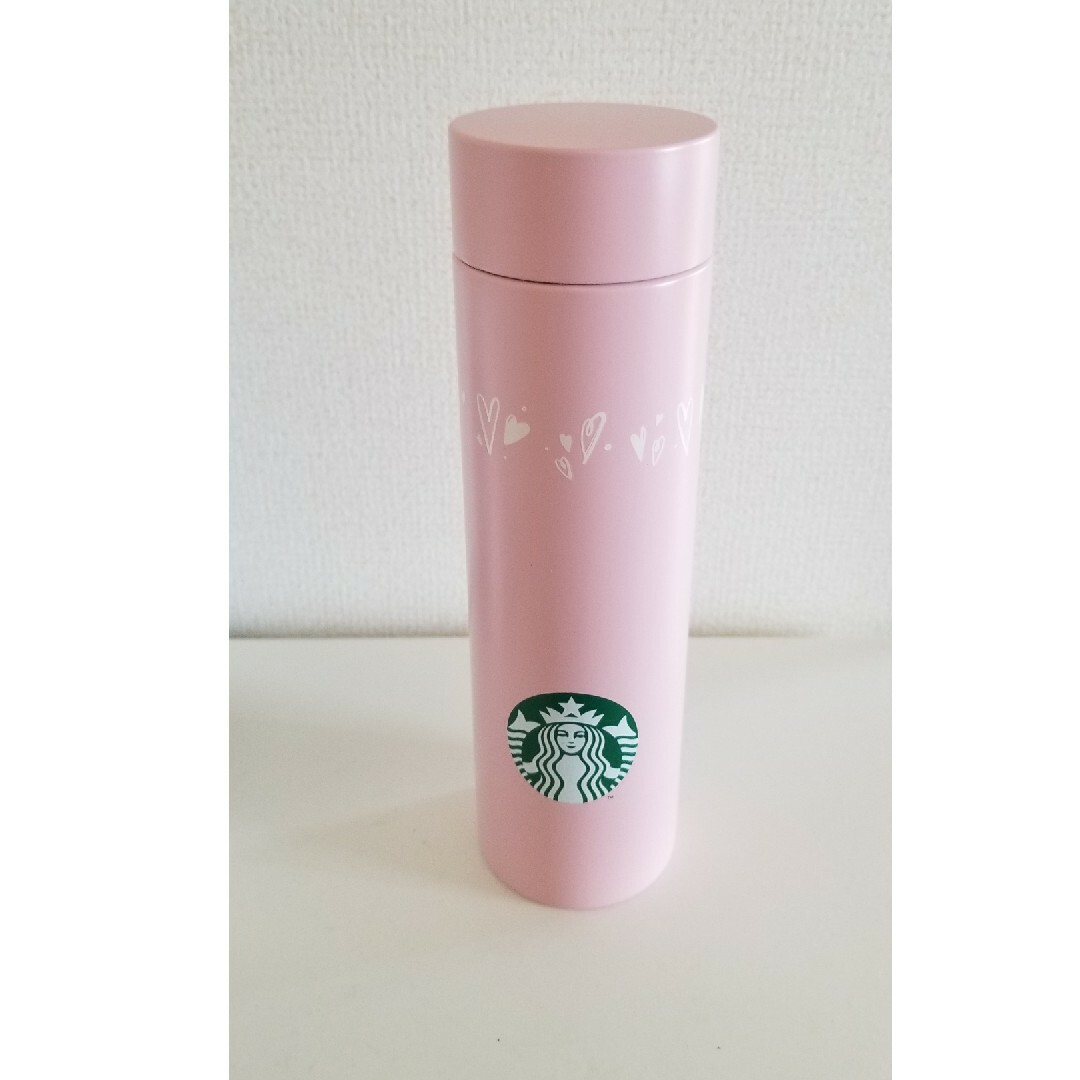 Starbucks(スターバックス)のスターバックス  バレンタイン2024ステンレスタンブラーライトピンク インテリア/住まい/日用品のキッチン/食器(タンブラー)の商品写真