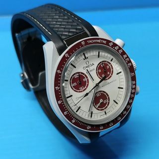 スウォッチ(swatch)のOMEGA SWATCH ムーンスウォッチ PLUTO SO33M101(腕時計(アナログ))