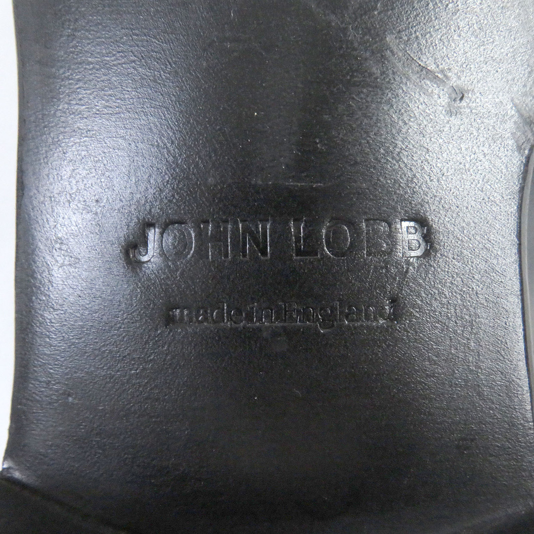 JOHN LOBB(ジョンロブ)の美品□John Lobb ジョンロブ SEATON 7000ラスト ホールカット プレーントゥ レザードレスシューズ ブラック 9 イングランド製 メンズ メンズの靴/シューズ(ドレス/ビジネス)の商品写真