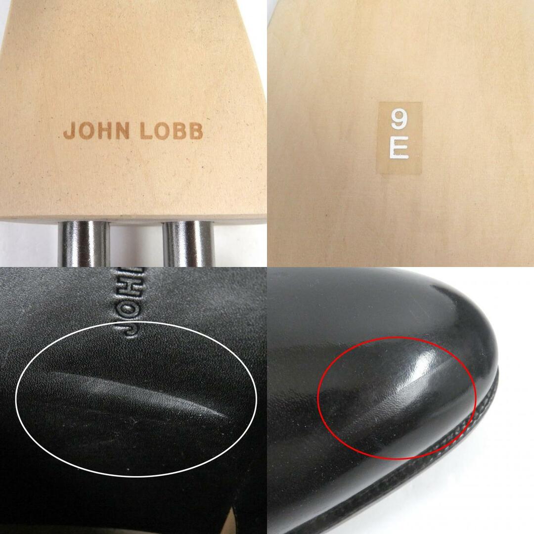 JOHN LOBB(ジョンロブ)の美品□John Lobb ジョンロブ SEATON 7000ラスト ホールカット プレーントゥ レザードレスシューズ ブラック 9 イングランド製 メンズ メンズの靴/シューズ(ドレス/ビジネス)の商品写真