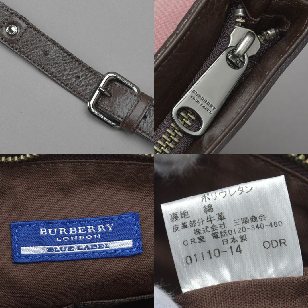 BURBERRY BLUE LABEL(バーバリーブルーレーベル)の未使用に近い◇バーバリー ブルーレーベル ショルダーバッグ コーデュロイ ピンク レディースのバッグ(ショルダーバッグ)の商品写真