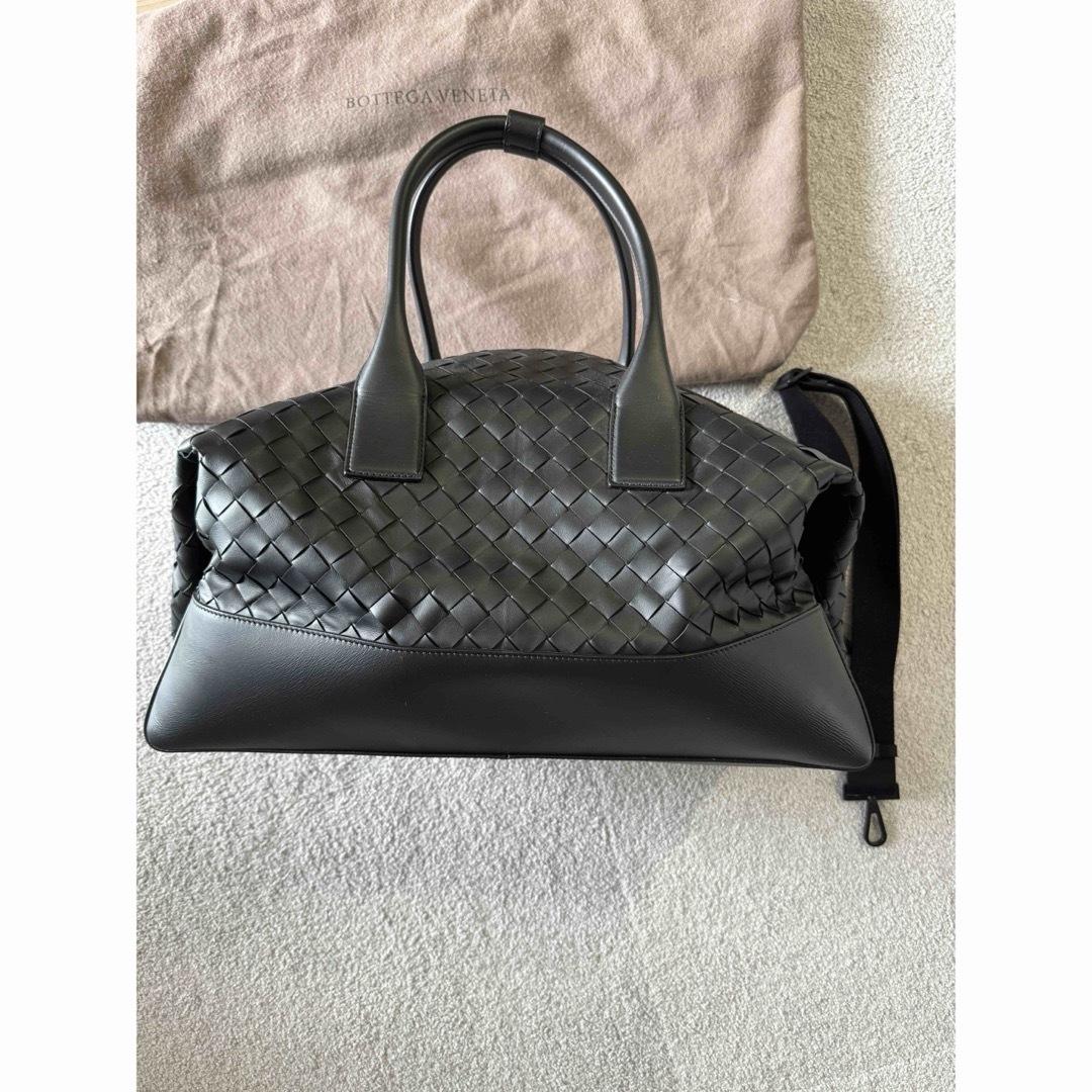 Bottega Veneta(ボッテガヴェネタ)のBOTTEGA VENETA イントレチャート レザー ダッフル / ボストン メンズのバッグ(ボストンバッグ)の商品写真