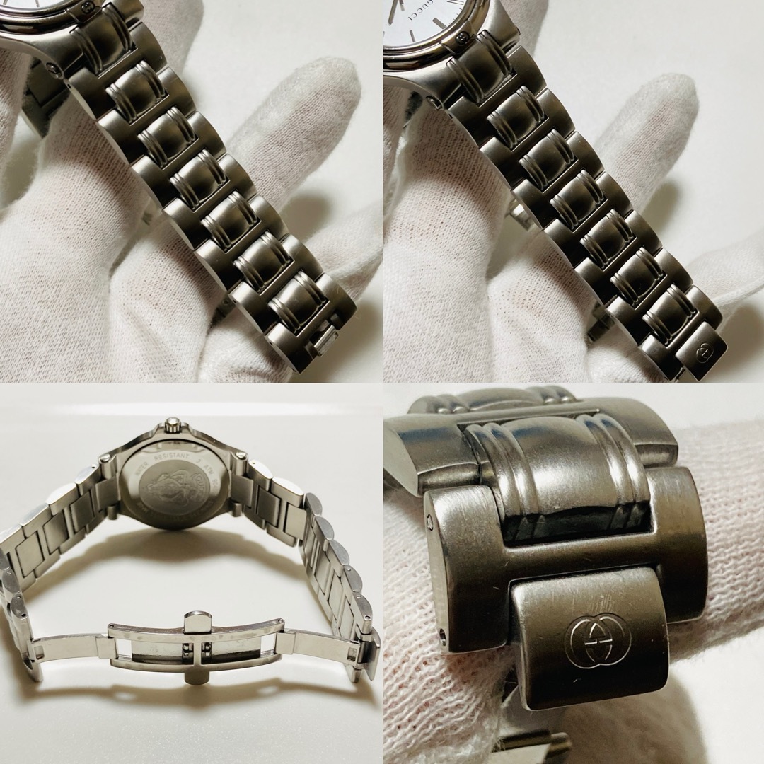 Gucci(グッチ)の極美品！　GUCCI グッチ　電池新品　ボーイズサイズ　男女兼用　腕時計 メンズの時計(腕時計(アナログ))の商品写真