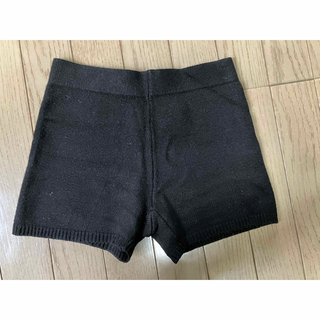 ユニクロ　毛糸パンツ　黒　S/M