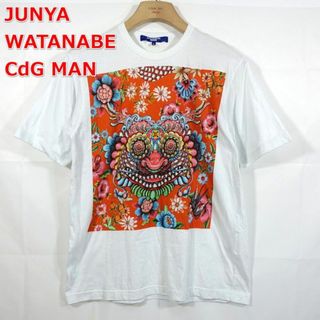 ジュンヤワタナベマン(JUNYA WATANABE MAN)の【良品】ジュンヤワタナベマン　和柄龍顔プリントＴシャツ　JUNYA(Tシャツ/カットソー(半袖/袖なし))