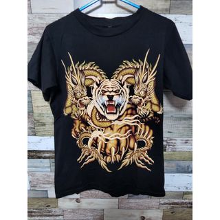 タイガー&ドラゴン　龍&虎　プリントTシャツS(Tシャツ/カットソー(半袖/袖なし))