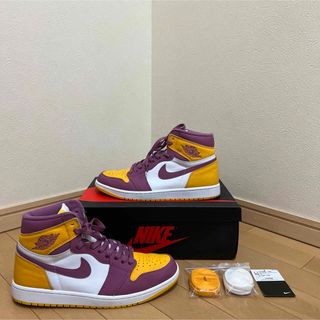 ナイキ(NIKE)のナイキ エア ジョーダン 1 レトロ ハイ OG "ブラザーフッド"(スニーカー)