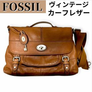 ハンドバッグ　ショルダー　カーフレザー　牛革　FOSSIL フォッシル　カバン鞄