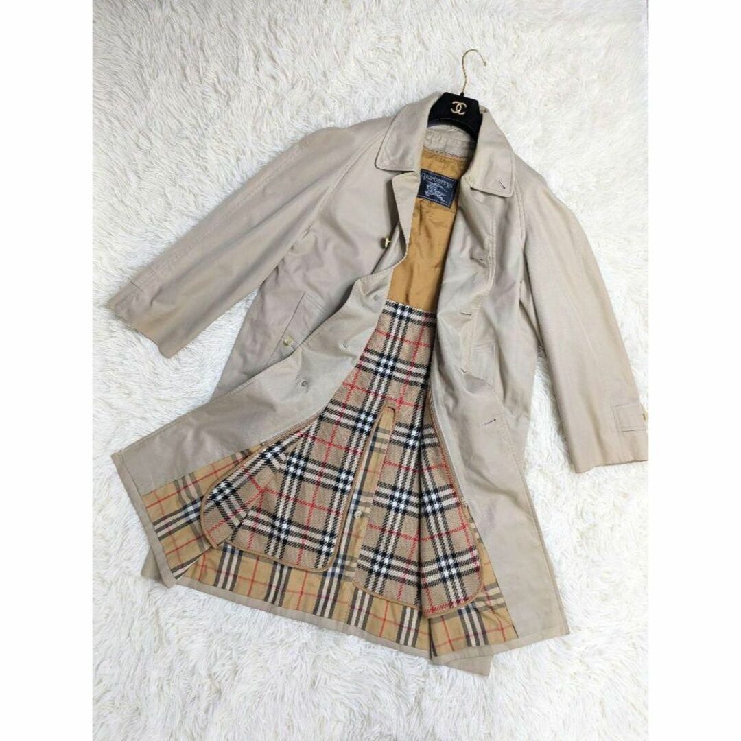 BURBERRY(バーバリー)のBURBERRYS バーバリー メンズ トレンチコート ノバチェック Lサイズ メンズのジャケット/アウター(トレンチコート)の商品写真