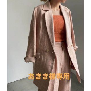 アメリヴィンテージ(Ameri VINTAGE)のAmeri VINTAGE RUSTIC LINEN JACKET(テーラードジャケット)