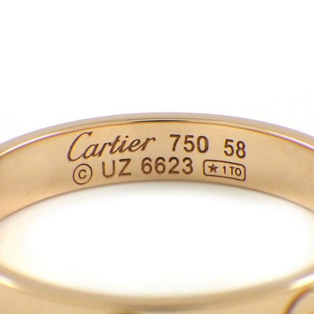 Cartier(カルティエ)のカルティエ Cartier リング ミニ ラブ B4085258 K18PG 17.5号 / #58 【中古】 レディースのアクセサリー(リング(指輪))の商品写真