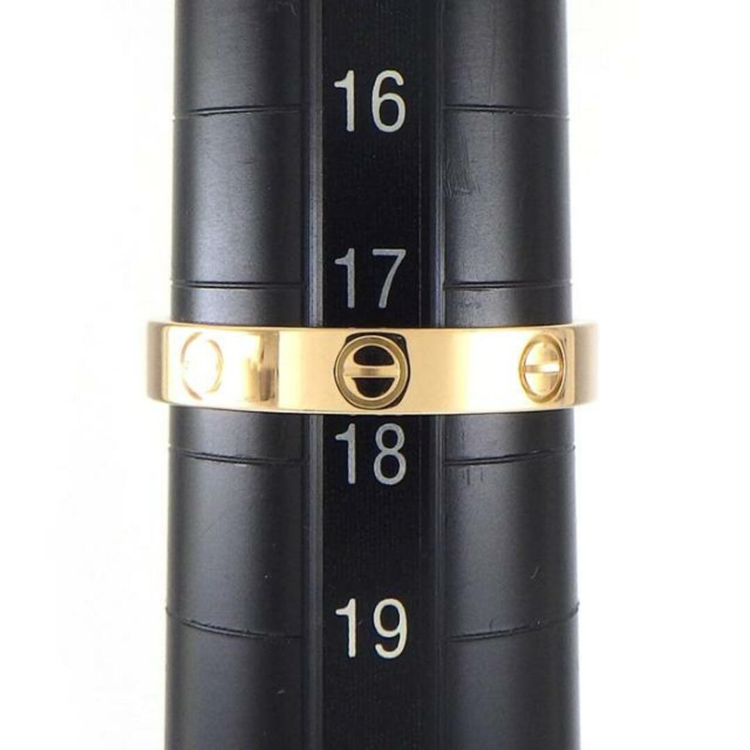 Cartier(カルティエ)のカルティエ Cartier リング ミニ ラブ B4085258 K18PG 17.5号 / #58 【中古】 レディースのアクセサリー(リング(指輪))の商品写真