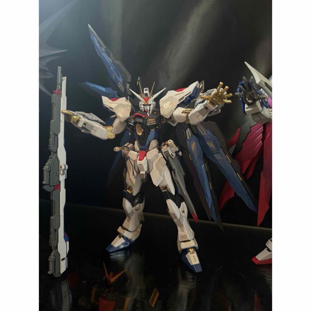 BANDAI(バンダイ)のMETAL BUILD ストライクフリーダム　デスティニーガンダム セット エンタメ/ホビーのフィギュア(アニメ/ゲーム)の商品写真