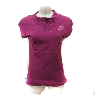 ナイキ(NIKE)のナイキ Tシャツ カットソー フレンチスリーブ M 紫 パープル /YI(カットソー(半袖/袖なし))