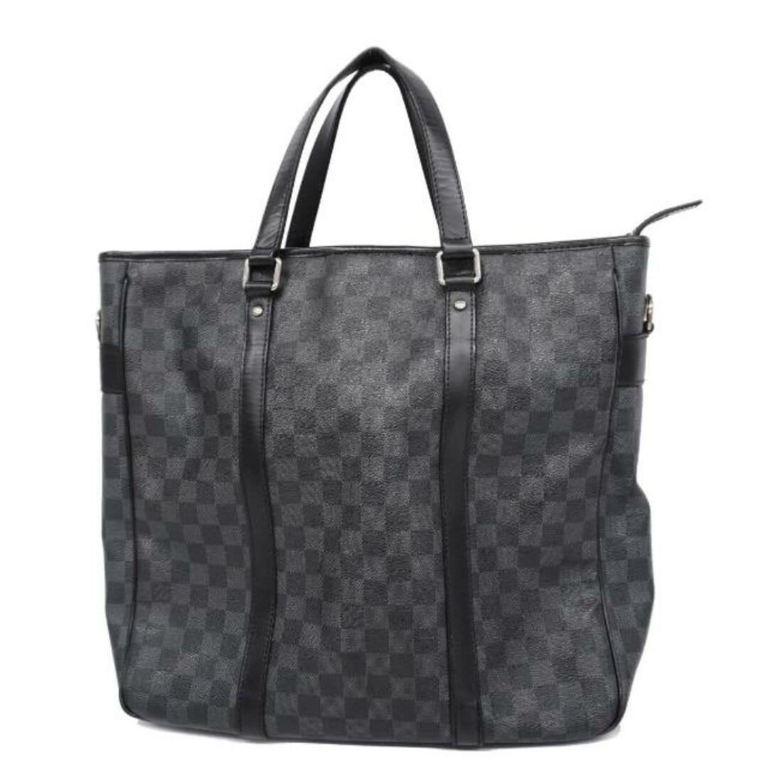 LOUIS VUITTON(ルイヴィトン)の【4ge4388】ルイヴィトン ビジネスバッグ/ダミエ・グラフィット/タダオ/N51192/ブラック/グレー【中古】メンズ メンズのバッグ(ビジネスバッグ)の商品写真