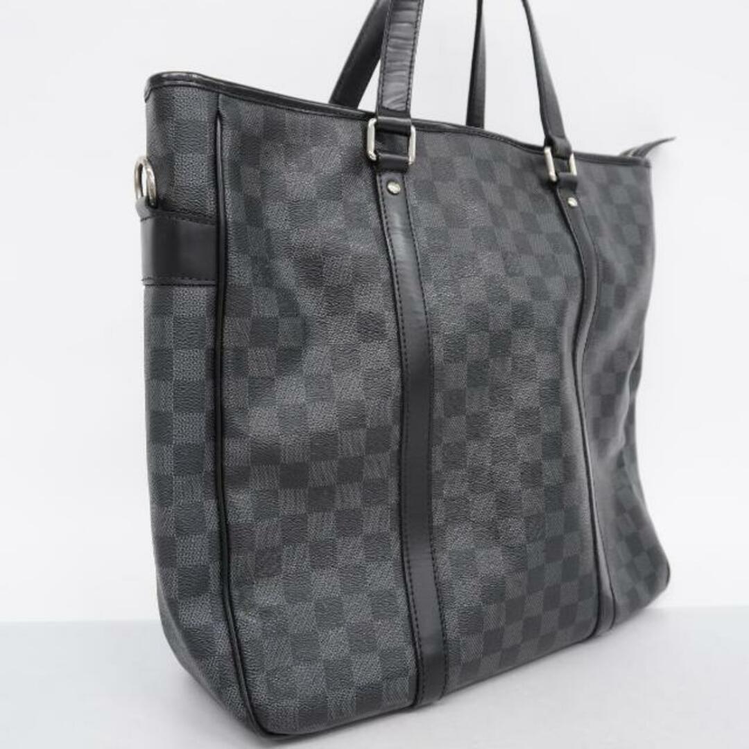 LOUIS VUITTON(ルイヴィトン)の【4ge4388】ルイヴィトン ビジネスバッグ/ダミエ・グラフィット/タダオ/N51192/ブラック/グレー【中古】メンズ メンズのバッグ(ビジネスバッグ)の商品写真