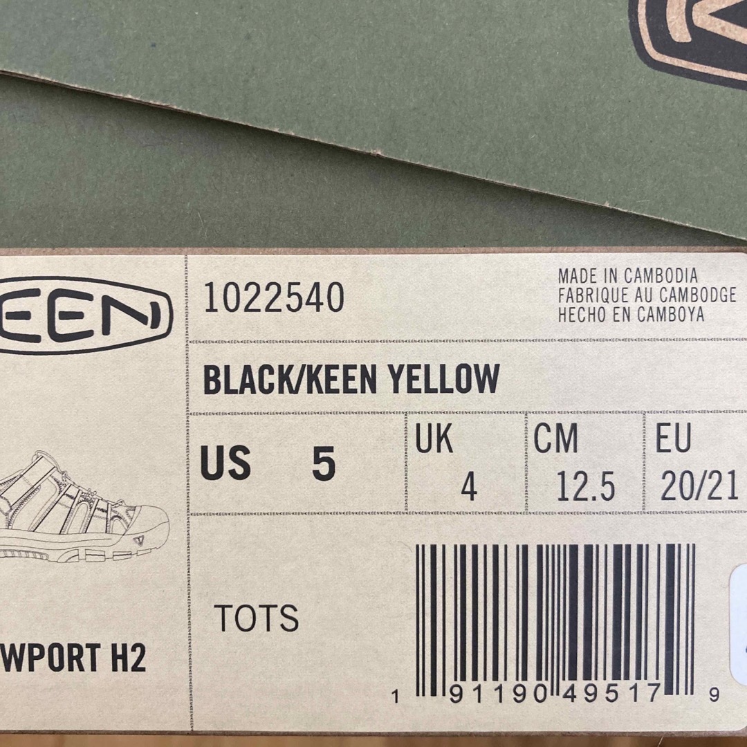 KEEN(キーン)のkeen キッズサンダル キッズ/ベビー/マタニティのベビー靴/シューズ(~14cm)(サンダル)の商品写真