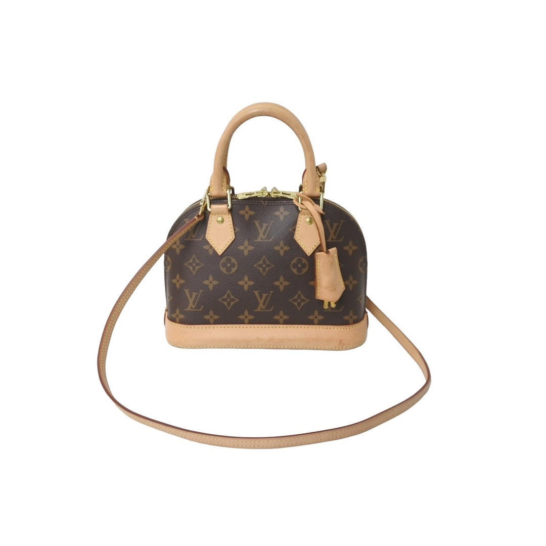 LOUIS VUITTON(ルイヴィトン)のLOUIS VUITTON ルイヴィトン アルマBB ハンドバッグ M53152 モノグラムキャンバス ブラウン ゴールド金具 良品 中古 61634 レディースのバッグ(ハンドバッグ)の商品写真