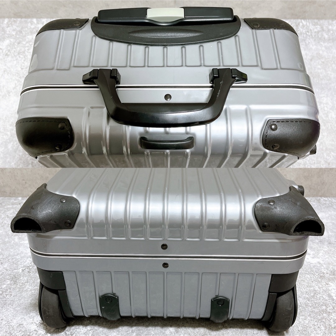 RIMOWA(リモワ)の廃盤 RIMOWA リモワ 機内持ち込み可 2輪 シルバー キャリースーツケース メンズのバッグ(トラベルバッグ/スーツケース)の商品写真