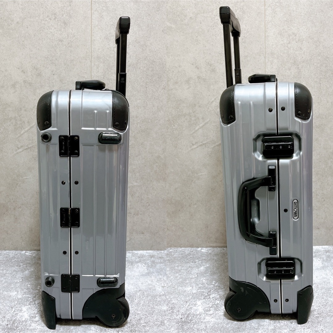 RIMOWA(リモワ)の廃盤 RIMOWA リモワ 機内持ち込み可 2輪 シルバー キャリースーツケース メンズのバッグ(トラベルバッグ/スーツケース)の商品写真
