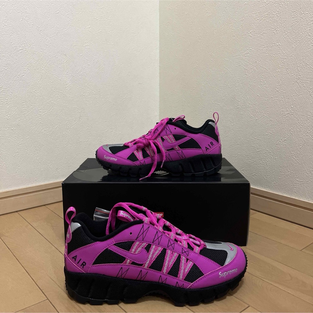 Supreme(シュプリーム)のSUPREME × NIKE AIR HUMARA PINK メンズの靴/シューズ(スニーカー)の商品写真