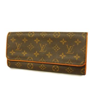 ルイヴィトン(LOUIS VUITTON)の【4ge4187】ルイヴィトン ポーチ/モノグラム/ポシェットツインGM/M51852/ブラウン【中古】レディース(ポーチ)