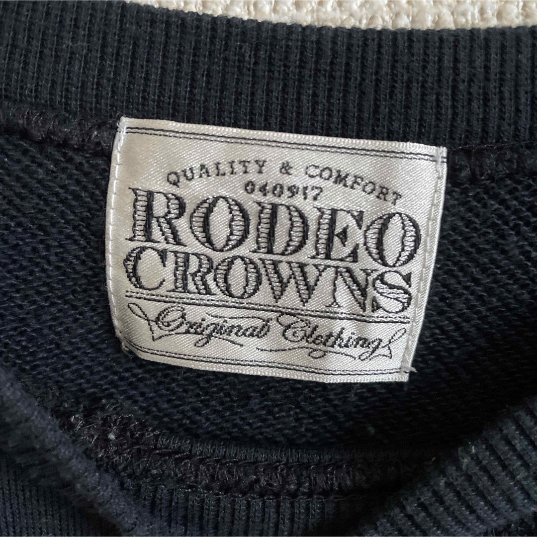 RODEO CROWNS(ロデオクラウンズ)のロデオクラウンズ　デニムポケット付きトレーナー レディースのトップス(トレーナー/スウェット)の商品写真