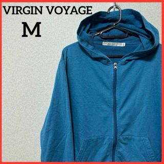 【希少】VIRGIN VOYAGE ジップアップパーカー アウター 上着 無地(パーカー)