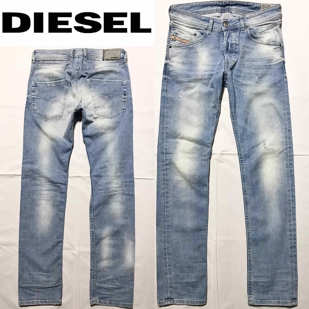 DIESEL(ディーゼル)のDIESEL 送料込 定価4万円程 ディーゼル デニム ジーンズ 28 スリム メンズのパンツ(デニム/ジーンズ)の商品写真