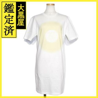 エルメス(Hermes)のHERMES　Tシャツ　ワンピース　レディース36　ホワイト　【200】(ミニワンピース)