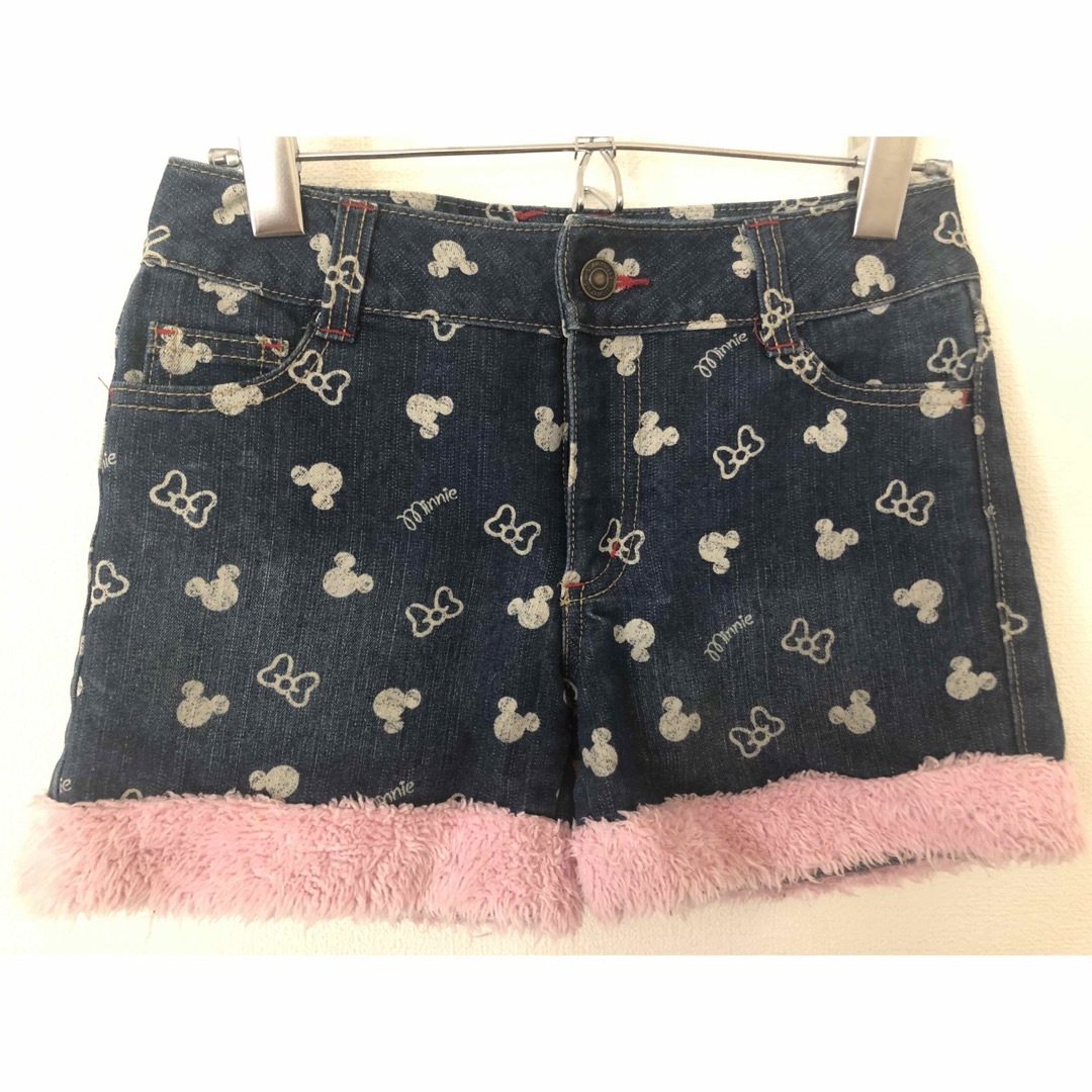 GAP Kids(ギャップキッズ)の新品 kids ミニー デニム　ショートパンツ　キッズ  140 キッズ/ベビー/マタニティのキッズ服女の子用(90cm~)(パンツ/スパッツ)の商品写真