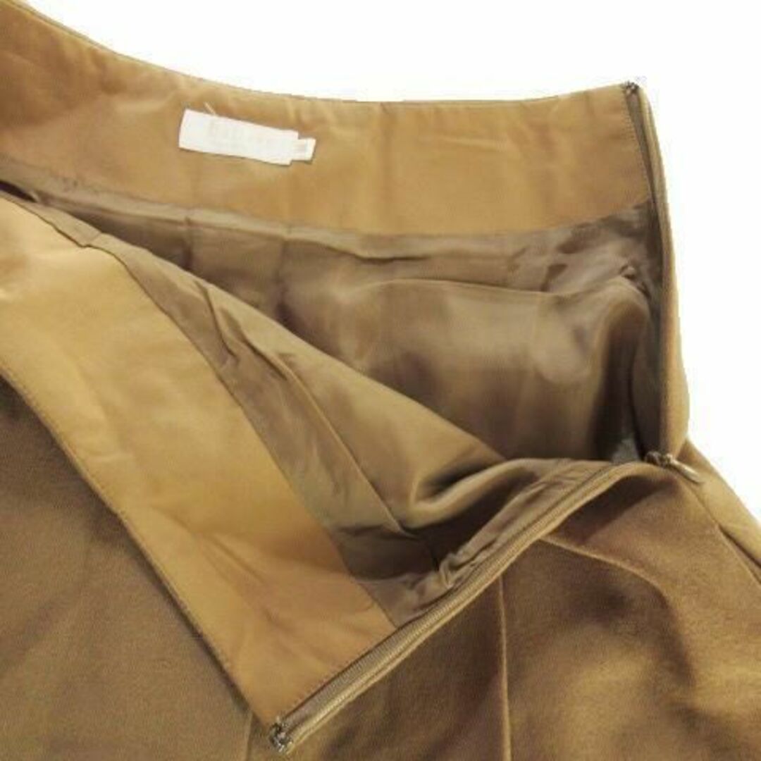 Ballsey(ボールジィ)のボールジィ スカート フレア 膝丈 ウール ベージュ 211029AH11A レディースのスカート(ひざ丈スカート)の商品写真