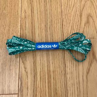 アディダス(adidas)のadidas 靴紐　グリーン　柄(スニーカー)