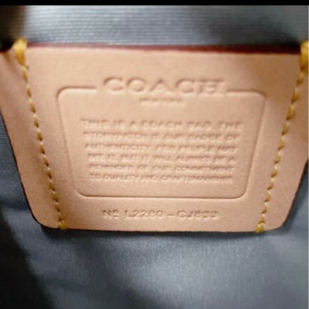 COACH(コーチ)の【新品未使用】COACH  リュック レザー ミニ リュックサック 水色 大人 レディースのバッグ(リュック/バックパック)の商品写真