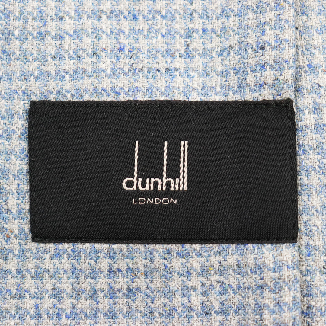 Dunhill(ダンヒル)の美品○Dunhill ダンヒル シルク55% BELGRAVIA FIT ベルグレイヴィアフィット シングル 薄手 テーラードジャケット/サマージャケット ブルー系 50 正規品 メンズ メンズのジャケット/アウター(テーラードジャケット)の商品写真