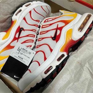 ナイキ(NIKE)のNIKE AIR MAX PLUS “Sunburn” ホワイトイエローレッド(スニーカー)