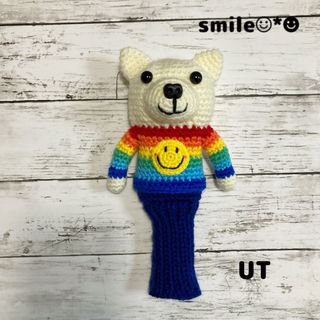 ゴルフ　ヘッドカバー　UT用　ハンドメイド　犬(その他)