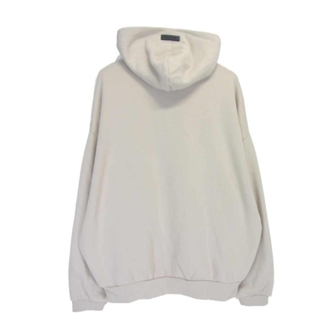 FEAR OF GOD(フィアオブゴッド)のフィア オブ ゴッド エッセンシャルズ FEAR OF GOD ESSENTIALS ■ 23AW 【 SWEAT HOODIE SILVER CLOUD 】 フロント ラバー ロゴ プル オーバー スウェット パーカー n5211 メンズのトップス(パーカー)の商品写真