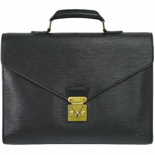 ルイヴィトン(LOUIS VUITTON)の本物 ルイヴィトン LOUIS VUITTON LV ロブスト 2 エピ レザー ビジネスバッグ ハンドバッグ ノワール ブラック M54542 Robusto ビトン バッグ 中古(ビジネスバッグ)