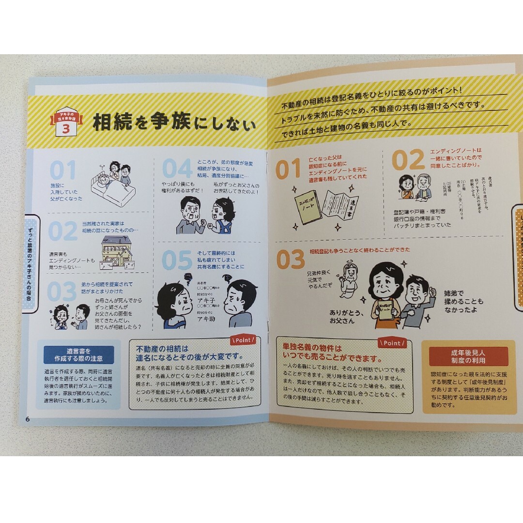 終活 エンディングノート 2冊　相続　空き家　解説書2冊付き インテリア/住まい/日用品の文房具(ノート/メモ帳/ふせん)の商品写真