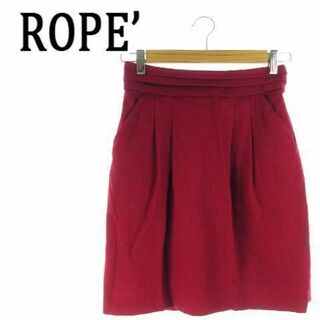 ROPE’ - ロペ ミニスカート タイト ウール 7 赤 ピンク 211122AH14A