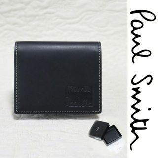 ポールスミス(Paul Smith)の新品箱付き【ポールスミス】ステッチハイライト 2つ折り財布 黒(折り財布)