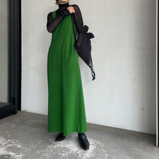 オーラリー(AURALEE)の【新品未使用】AURALEE WOOL CASHMERE LIGHT DRESS(ロングワンピース/マキシワンピース)