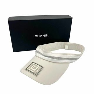 シャネル(CHANEL)の⭐️良品⭐️ シャネル スポーツライン サンバイザー グレー(その他)