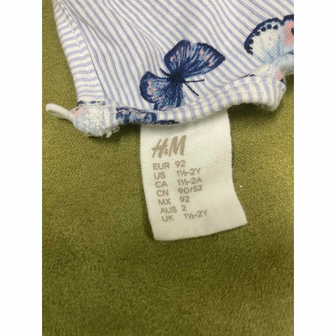 H&M(エイチアンドエム)のノースリーブ　ワンピース　92 キッズ/ベビー/マタニティのキッズ服女の子用(90cm~)(ワンピース)の商品写真