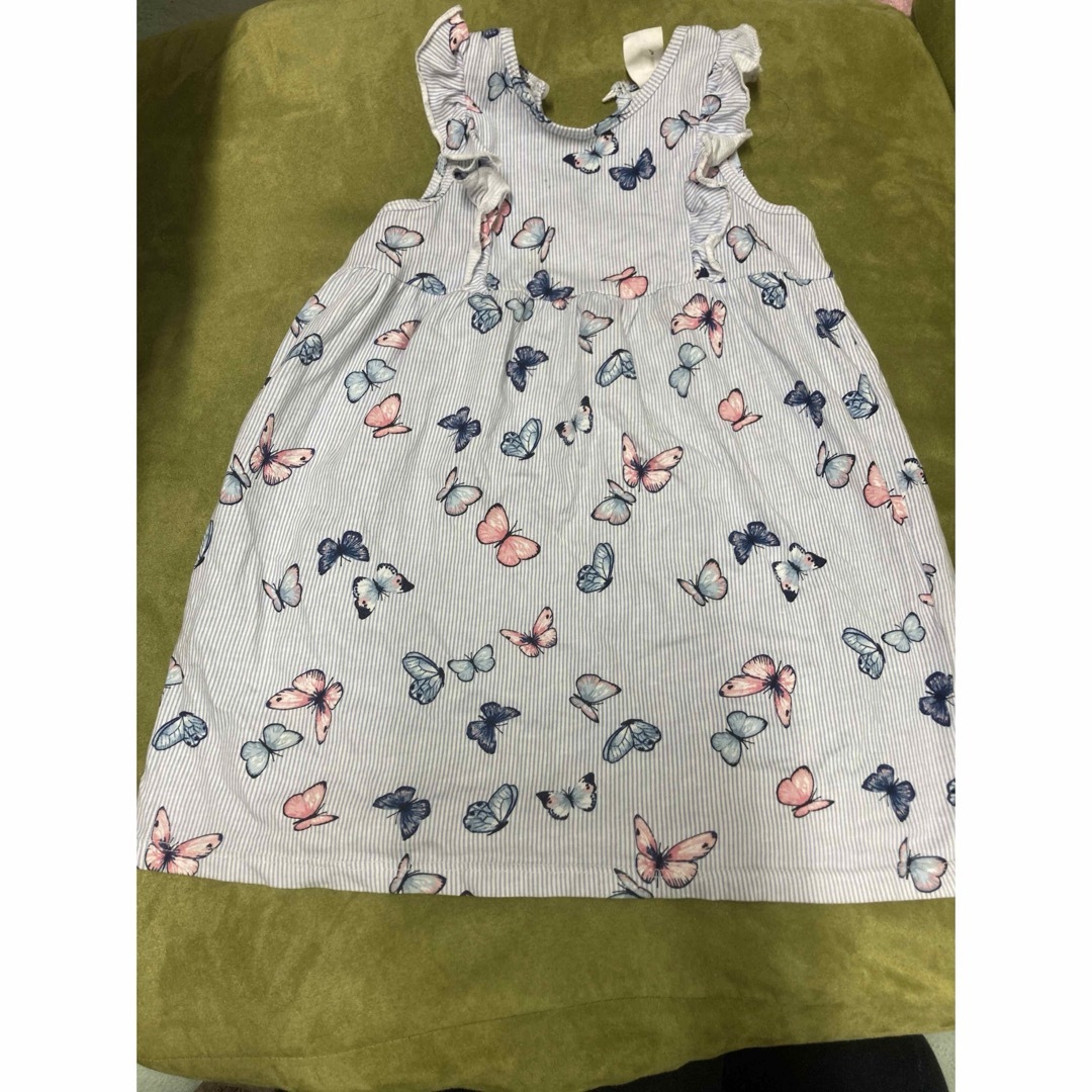 H&M(エイチアンドエム)のノースリーブ　ワンピース　92 キッズ/ベビー/マタニティのキッズ服女の子用(90cm~)(ワンピース)の商品写真