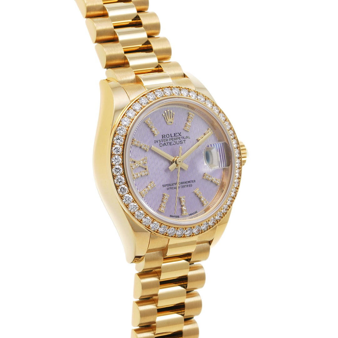 ROLEX(ロレックス)の中古 ロレックス ROLEX 279138RBR ランダムシリアル コーンフラワーブルー /ダイヤモンド レディース 腕時計 レディースのファッション小物(腕時計)の商品写真